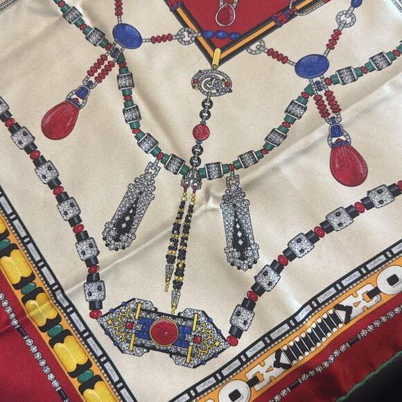 Cartier Silk Twill Jewelry Print Scarf - Picture 14 of 14